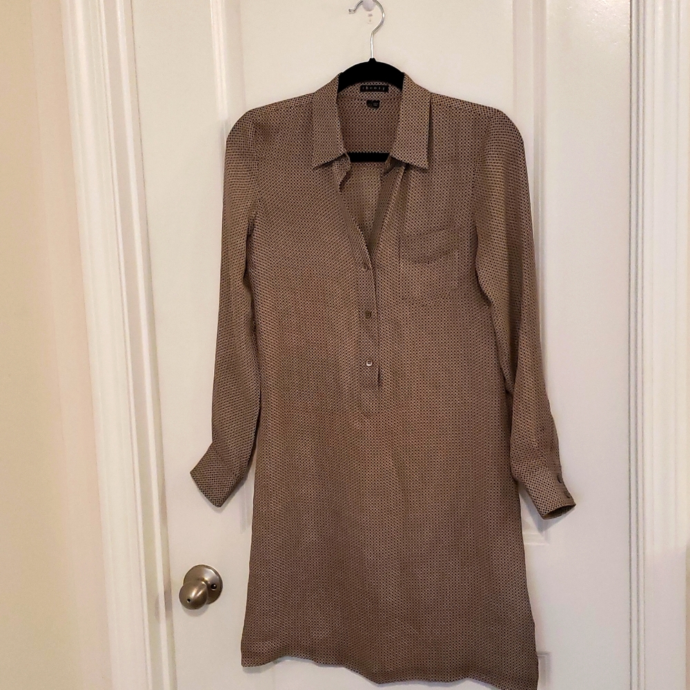 COPY - Therory Silk Shirt Dress Size 2